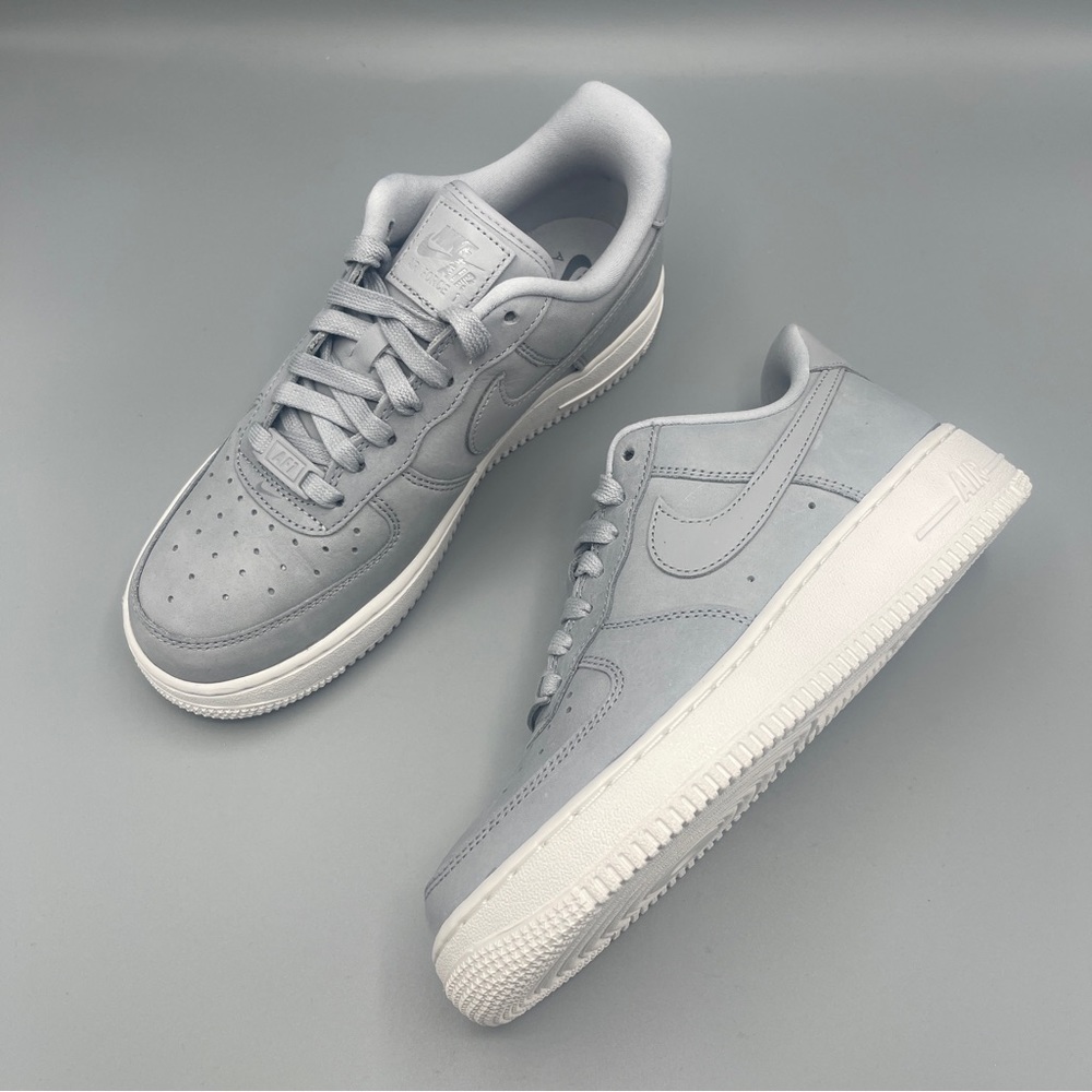 Nike Wmns Air Force 1 Premium AF1 PRM MF Wolf Grey White/ Size 7.5 - Picture 5 of 13